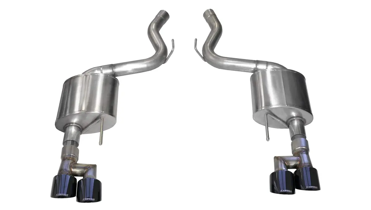 Corsa 2018-2020 Mustang Gt Coupe - Sport Sound Level 3" Axle-Back Twin 4" Tips 2
