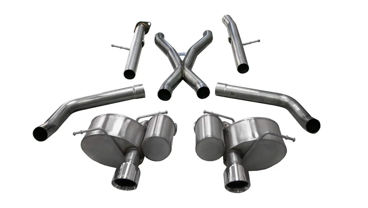 Corsa 2012-2021 Grand Cherokee Srt 6.4L - Xtreme Sound Level 2.75" Cat-Back Single 4.5" Tips 1
