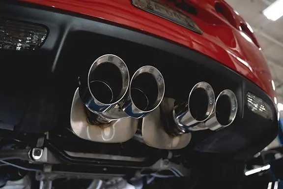 Corsa 2006-2013 Corvette C6 Z06 Zr1 - Xtreme Sound Level 3" Axle-Back Twin 4.5" Tips 2