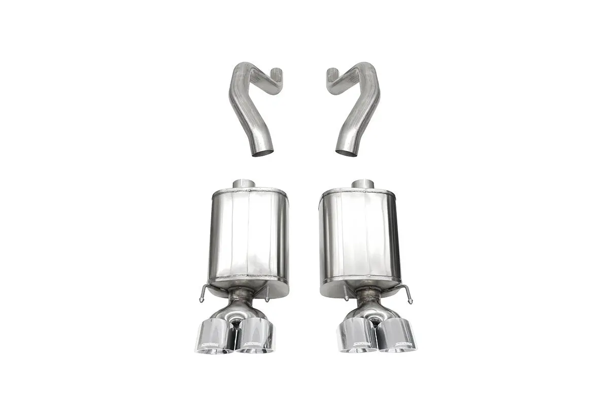 Corsa 2006-2013 Corvette C6 Z06 Zr1 - Xtreme Sound Level 3" Axle-Back Twin 4.5" Tips 1