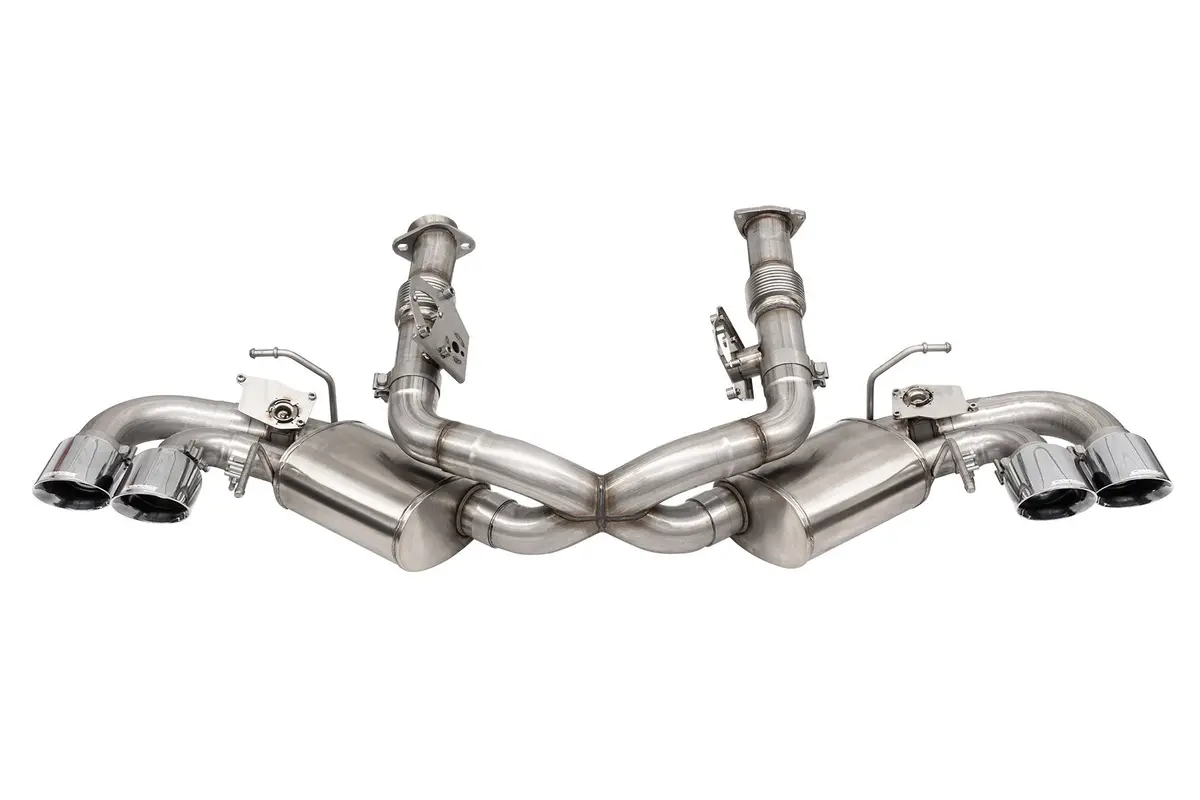 Corsa: 2020-21 Corvette C8 - Variable Sound Level / 3" Cat-Back Quad 4.5" Npp Tips 1