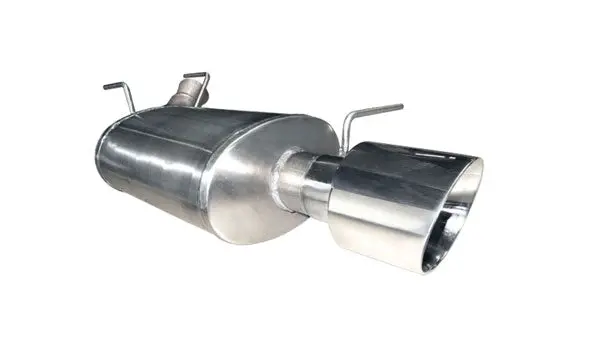 American Racing: 2011 - Up Mustang V6 Pure Thunder Axle Back Muffler System W/ Polished S/S Tips 1