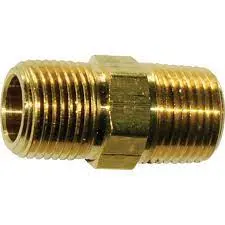 Brass Hex Nipples - Mpt 1