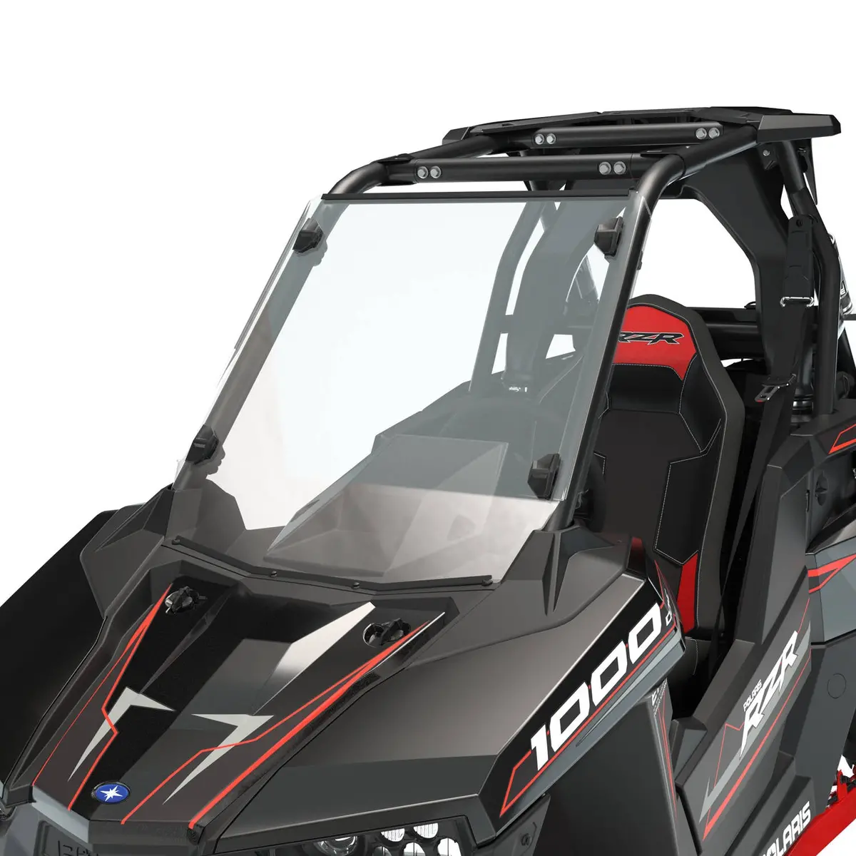 Lock & Ride Full Windshield - Hard Coat Poly 2882703 1