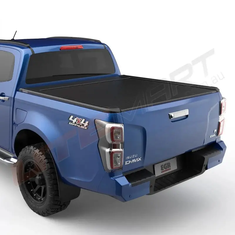 Dmax 09/2020 + Egr Auto Rolltrac Manual Roll Top Lid Black 1