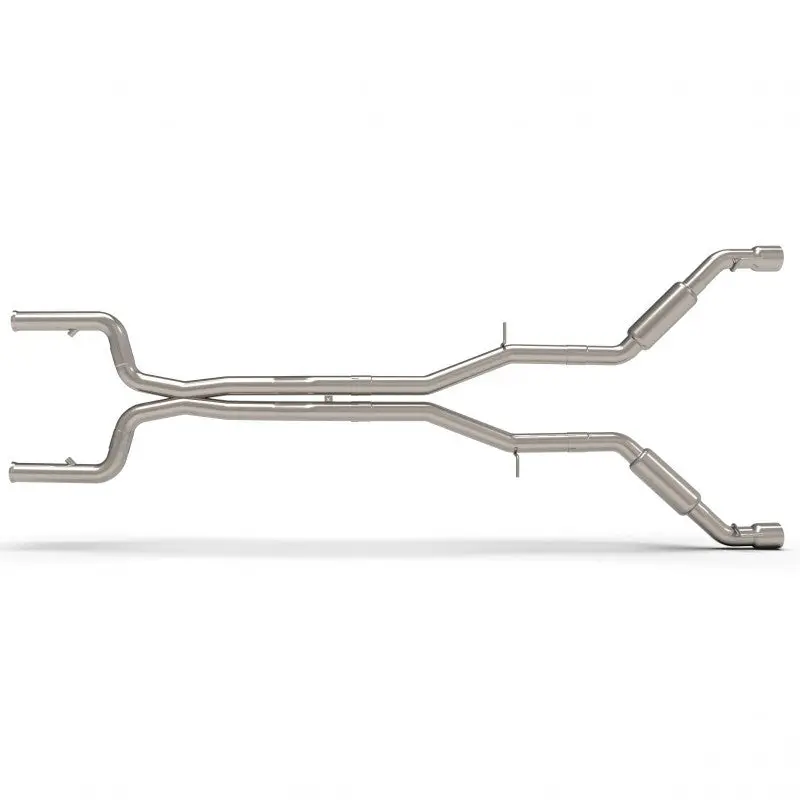 Kooks: 2016-21 Chevrolet Camaro Ss/Zl1 -- 3" Non-Catted Header-Back Street Screamer Exhaust W/ Polished Tips 1