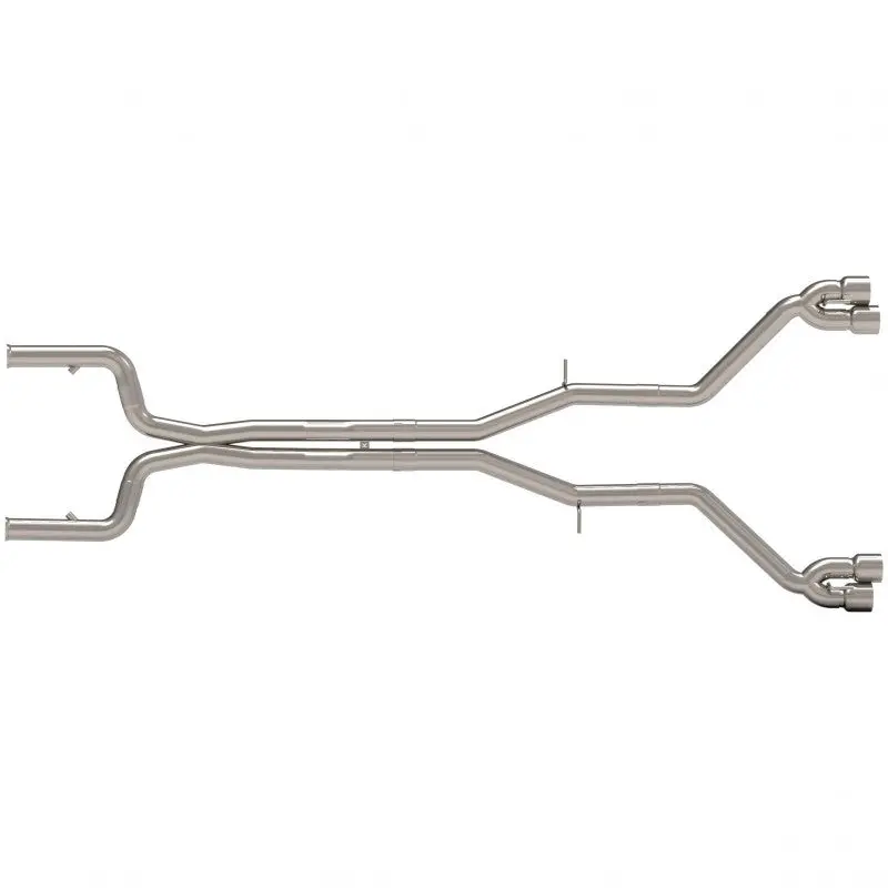 Kooks: 2016-21 Chevrolet Camaro Ss/Zl1 -- 3" Non-Catted Header-Back Muffler Delete Exhaust W/ Polished Quad Tips 1