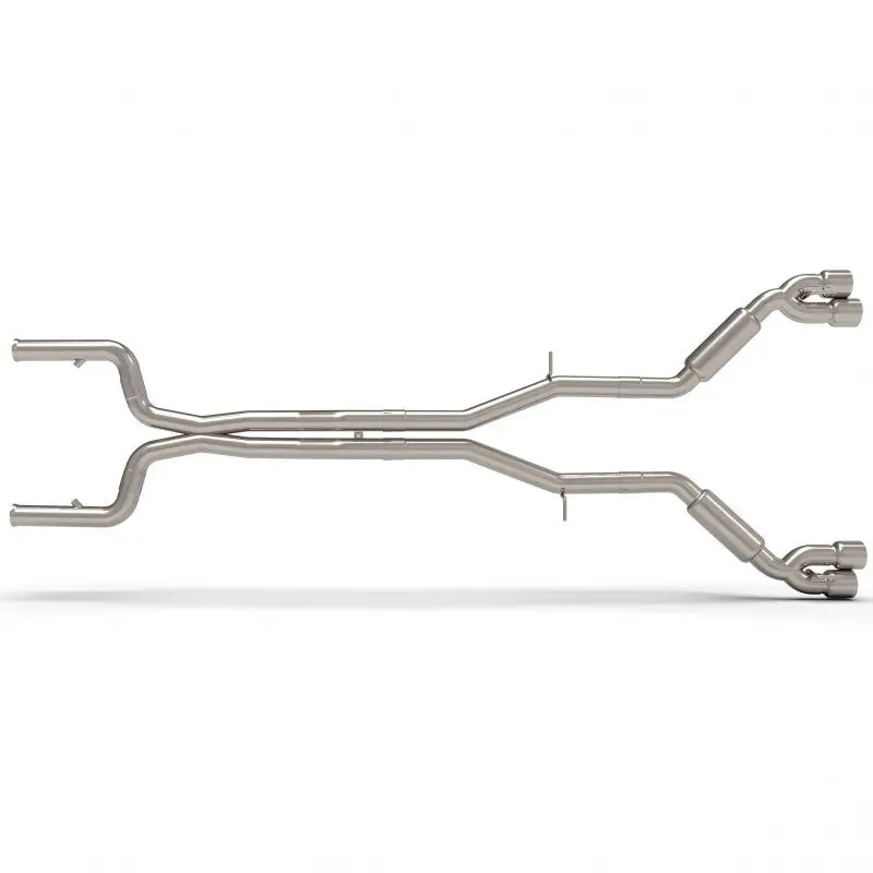 Kooks: 2016-21 Chevrolet Camaro Ss/Zl1 -- 3" Non-Catted Header-Back Street Screamer Exhaust W/ Polished Quad Tips 1
