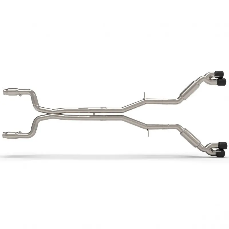 Kooks: 2016-21 Chevrolet Camaro Ss -- 3" Catted Header-Back Street Screamer Exhaust W/ Black Quad Tips 1