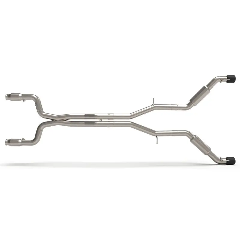 Kooks: 2016-2021 Chevrolet Camaro Ss/Zl1 -- 3" Green Catted Header-Back Street Screamer Exhaust W/ Black Tips 1