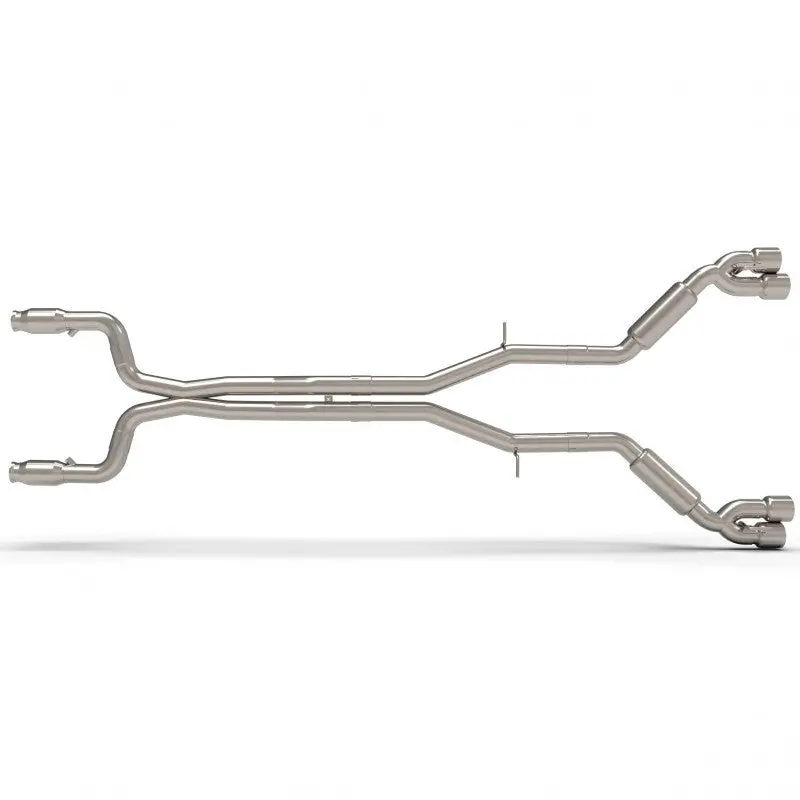 Kooks:  2016-21 Chevrolet Camaro Ss/Zl1 -- 3" Green Catted Header-Back Street Screamer Exhaust W/ Polished Quad Tips 1