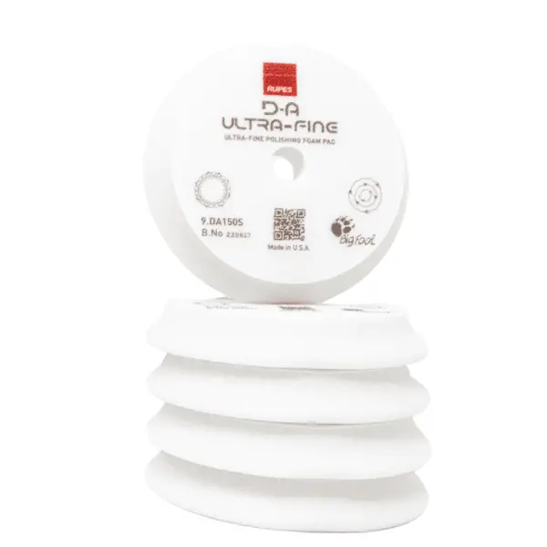 Rupes D-A Ultra Fine Finishing Pad (White) 6