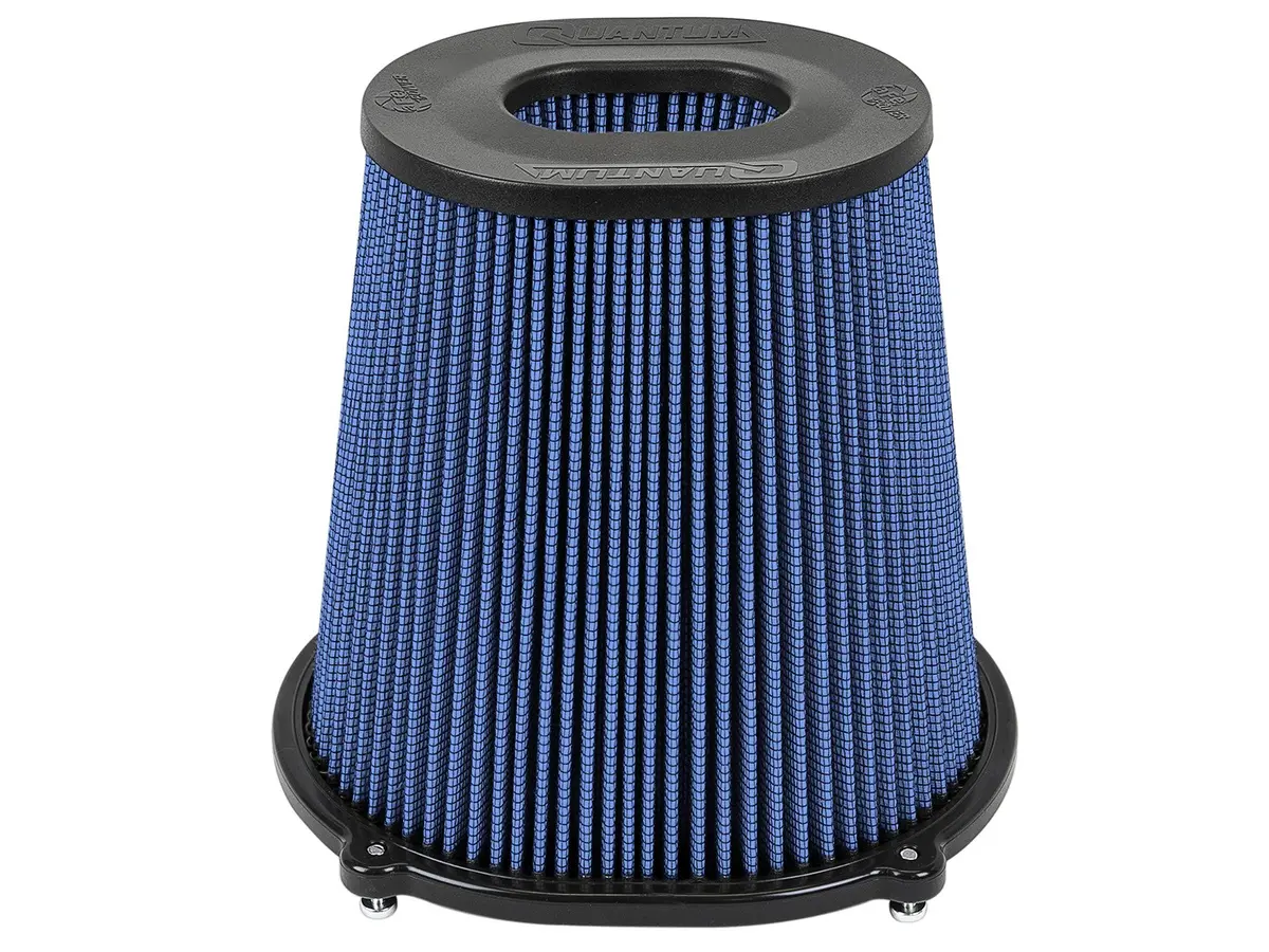 Afe:  Quantum Intake Replacement Air Filter W/ Pro 5R Media 5"F X (10" X 8.75")B (Qtm) X (6.75" X 5.5")T (Inv) X 9"H In. 1