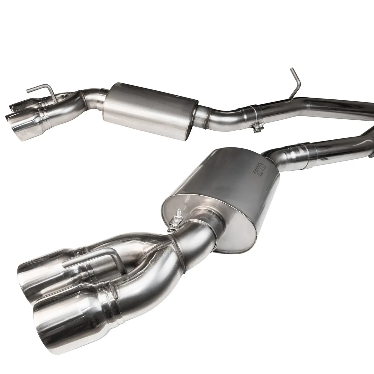 Kooks:  2016-2020 Cadillac Cts-V -- 3" Green Catted Exhaust W/ Polished Tips 1