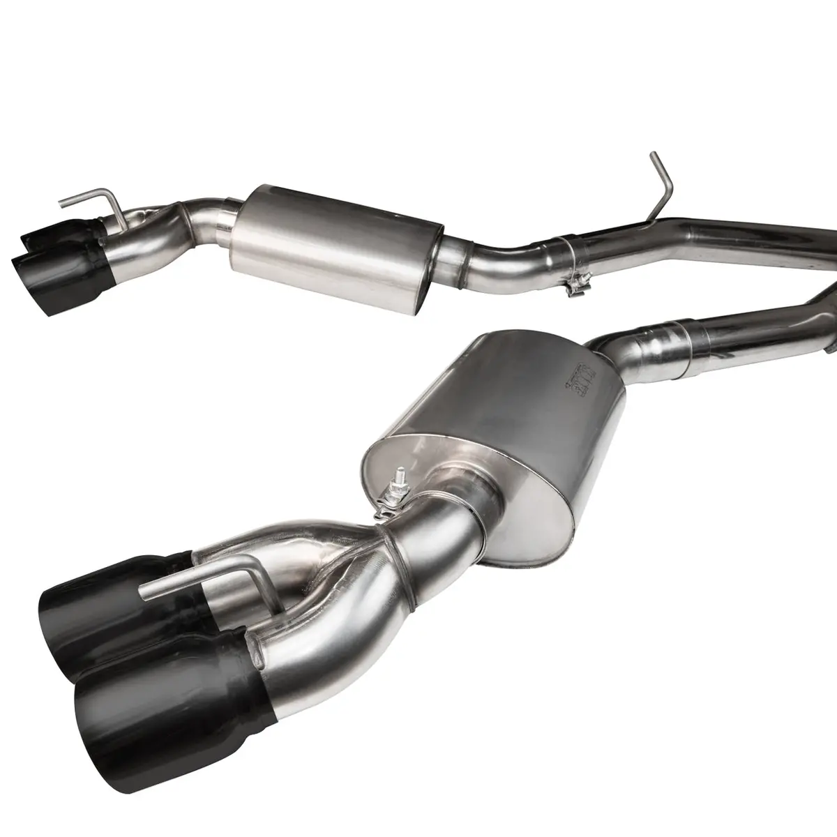 Kooks:  2016-20 Cadillac Cts-V 6.2L Lt4 -- 3" 304Ss Green Catted Header-Back Exhaust W/ Black Tips 1
