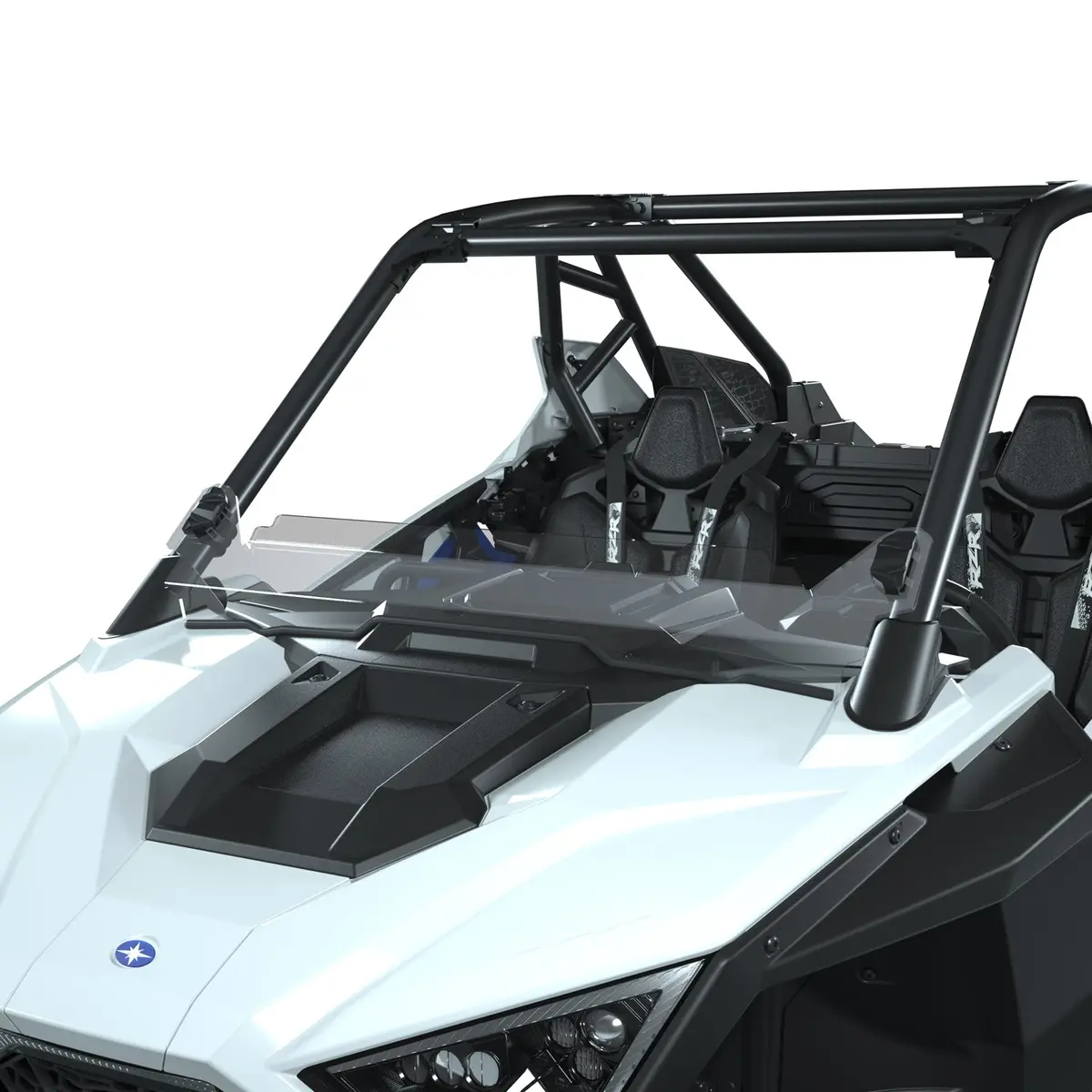 Lock & Ride Half Windshield - Hard Coat Poly, Low 1