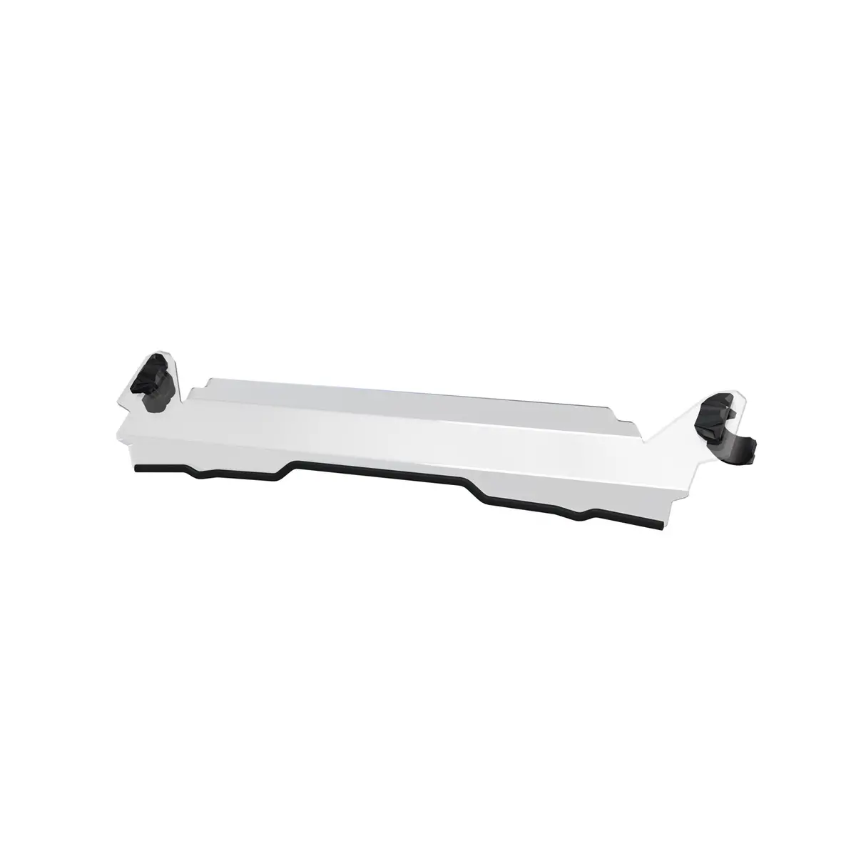 Lock & Ride Half Windshield - Hard Coat Poly, Low 2