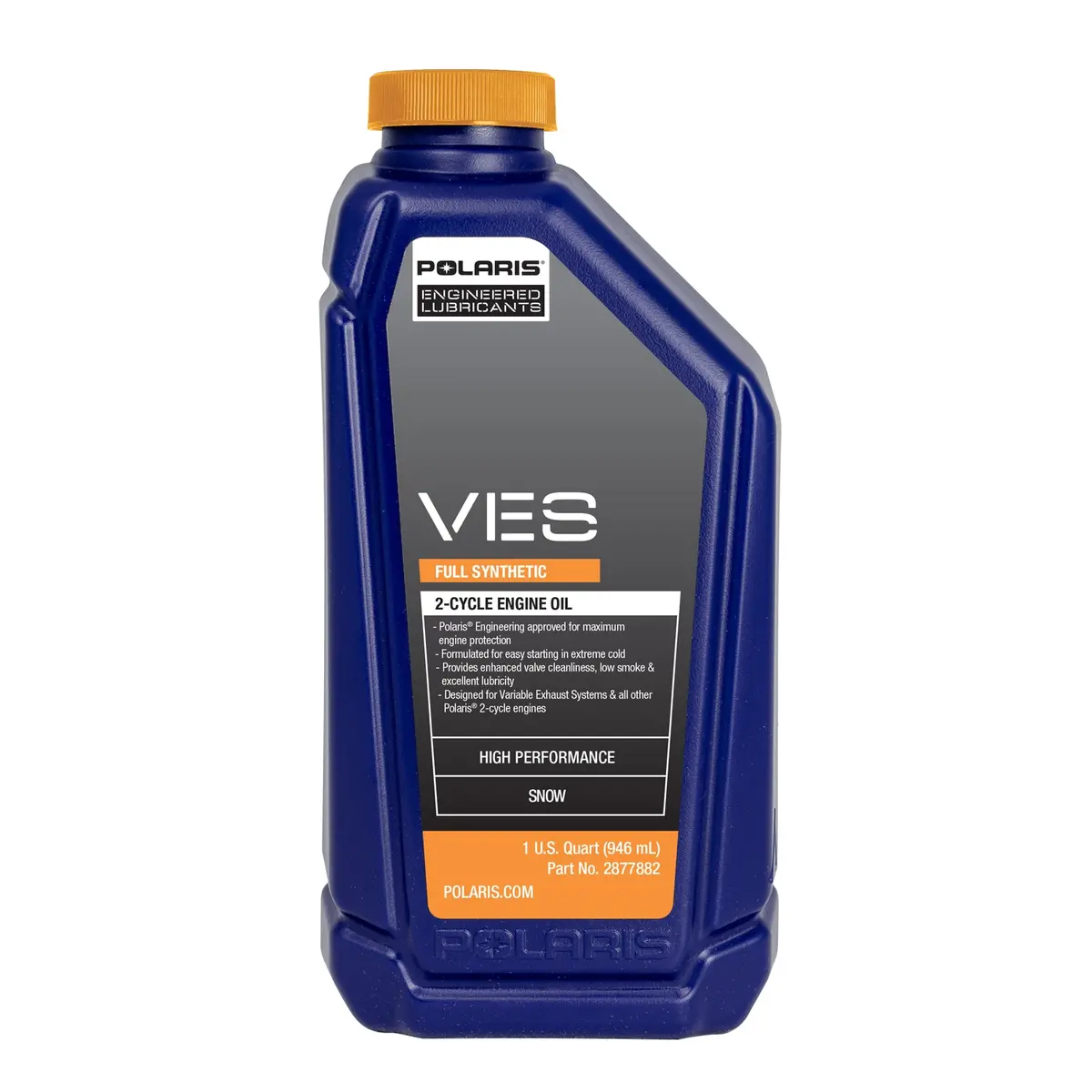 Ves Full Synthetic 2-Cycle Oil, For 2-Stroke Snowmobiles, 2877882, 1 Quart 1