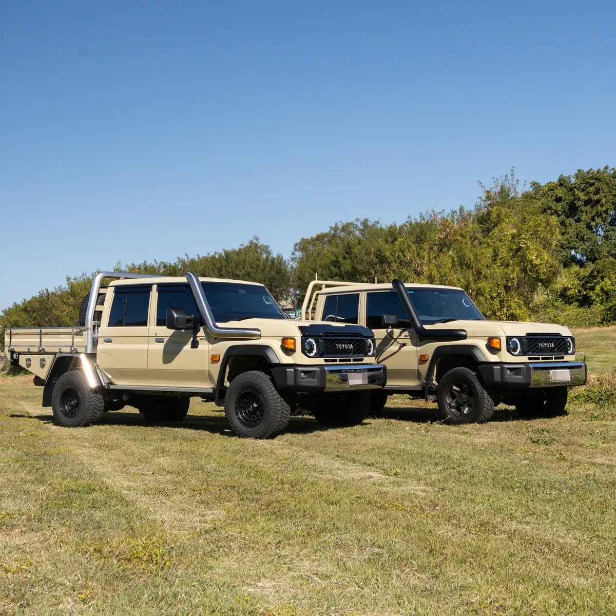 Fabulous Fabrication Toyota Landcruiser Facelift 70 Series Stainless Snorkel 1