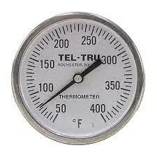 Temperature Gauge 50-400F 3000 Psi 1/4 Mpt (2428) 1