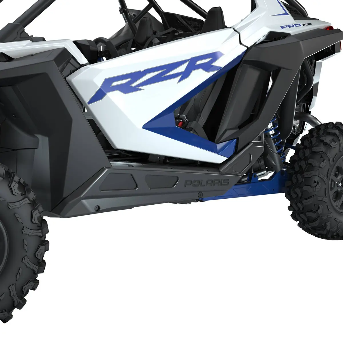 Low Profile Rock Sliders, 2-Seat, Polaris Blue Metallic 1