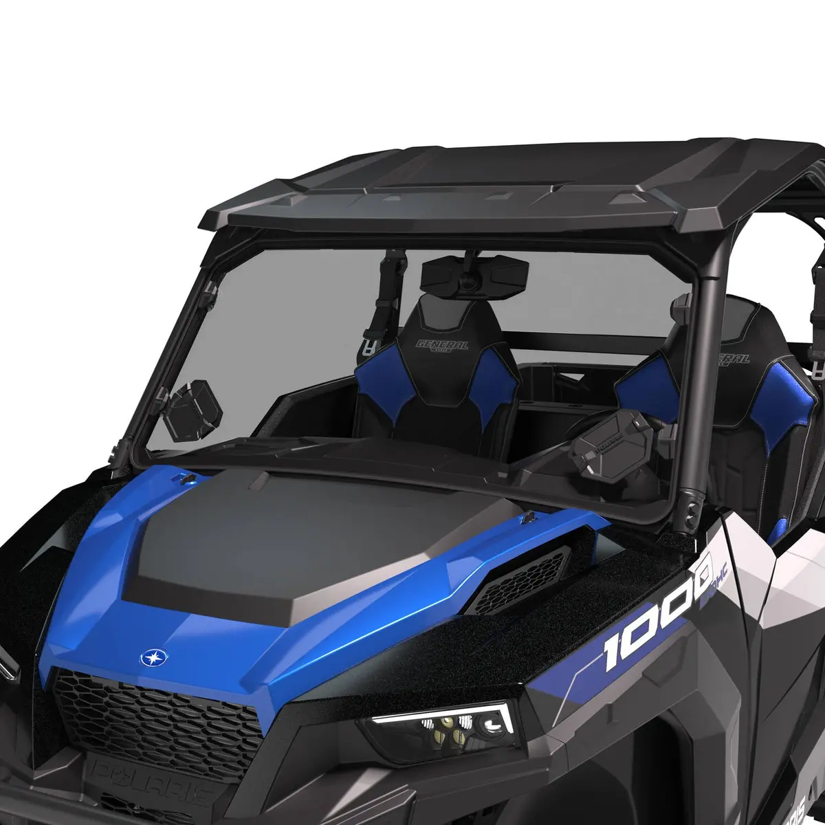 Lock & Ride Full Vented Windshield - Hard Coat Poly 2884223 1