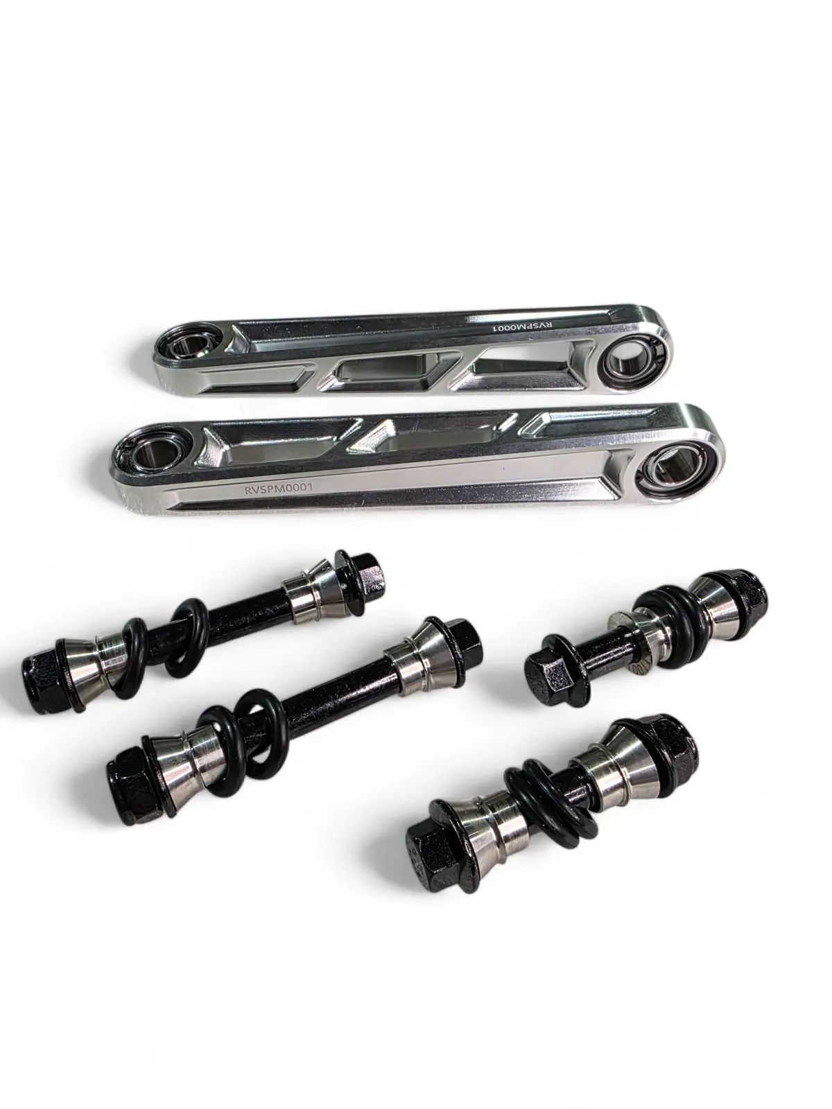2024+ Can Am Maverick R Front Sway Bar Links Anodized (Clear) 1