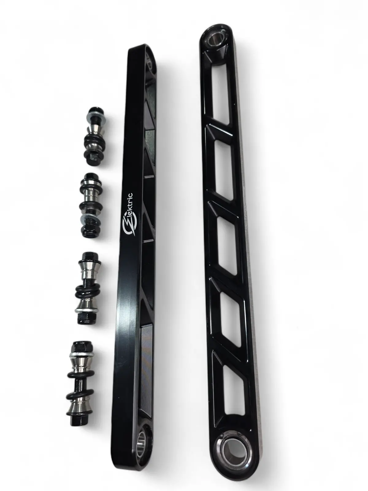 2024+ Can Am Maverick R Rear Sway Bar Links Anodized Black 1