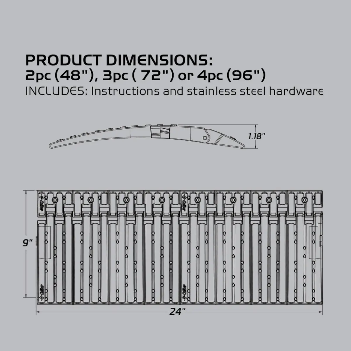 Caliber Edge Glide 2.0 (4 Pcs 96 In.) 1