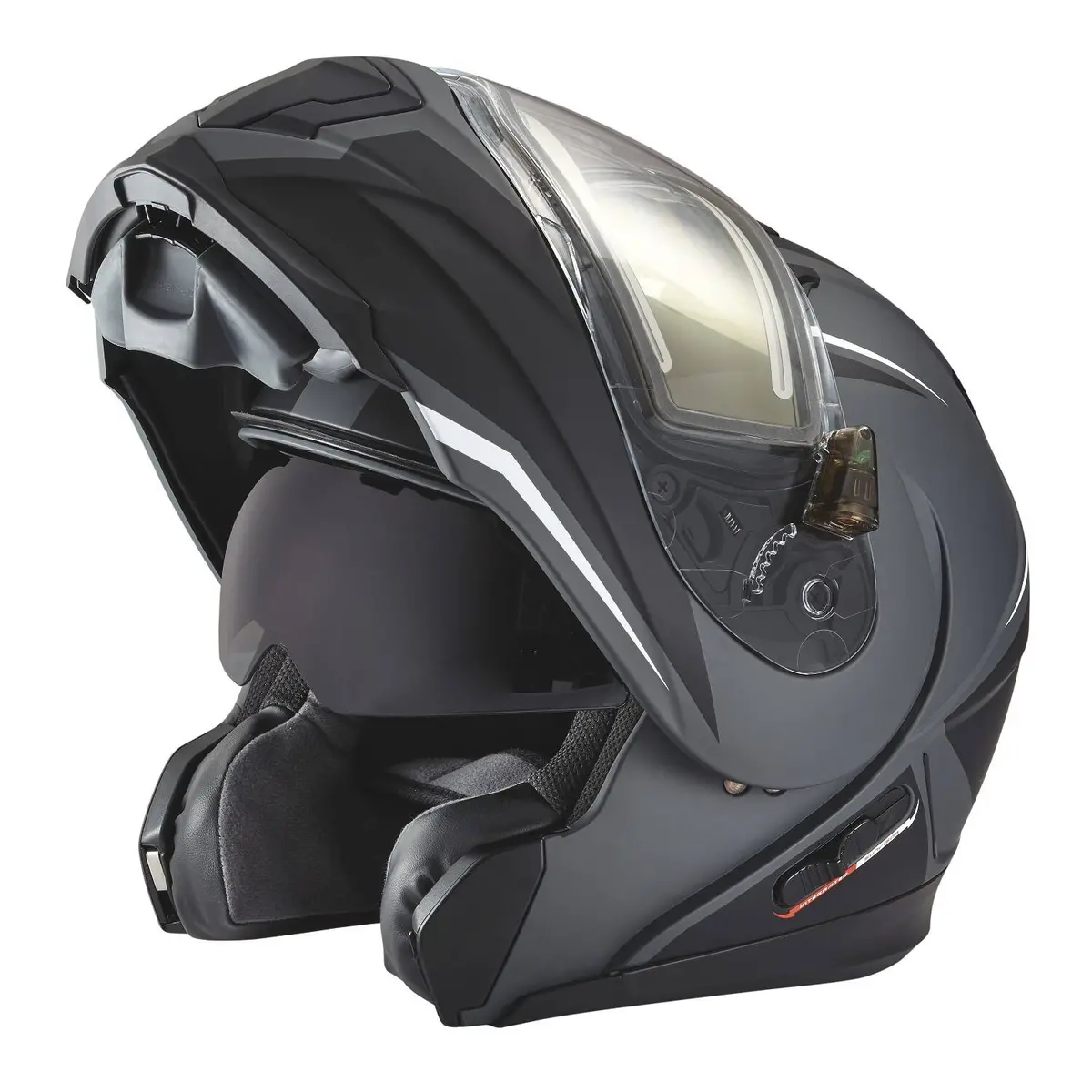 Modular 2.0 Adult Helmet With Electric Shield, Black/Pink 6