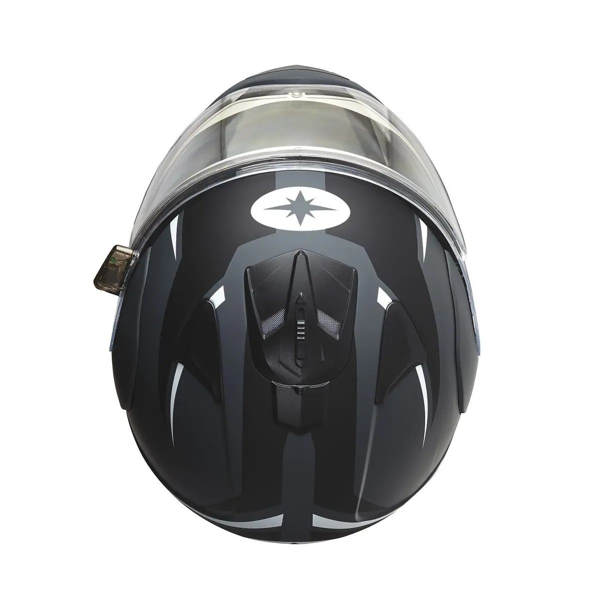 Modular 2.0 Adult Helmet With Electric Shield, Black/Lime 6