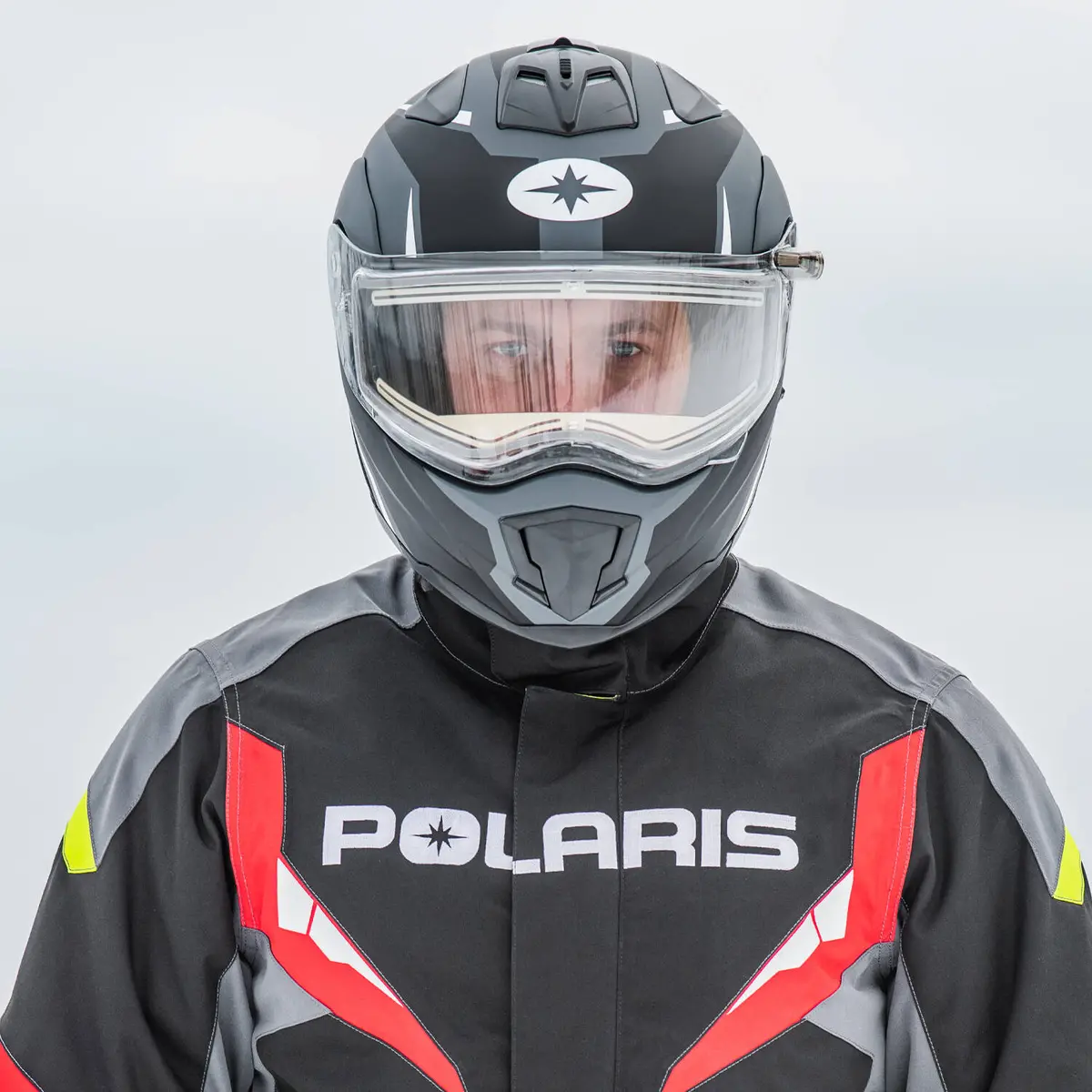 Modular 2.0 Adult Helmet With Electric Shield, Black/Lime 2