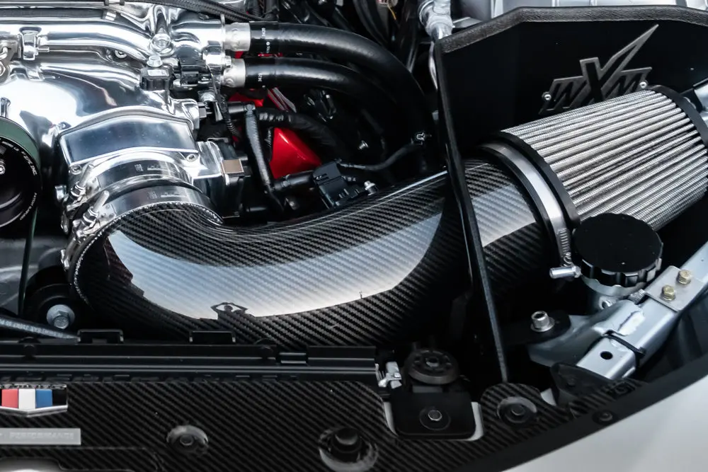 Weapon-X: Superflow1 5" Air Intake - Carbon Fiber [Camaro Zl1 Gen 6, Lt4] 1