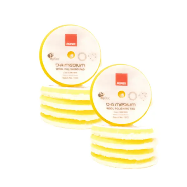 Rupes Yellow DA Medium-Polishing Wool Pad for Refinement - Image 7