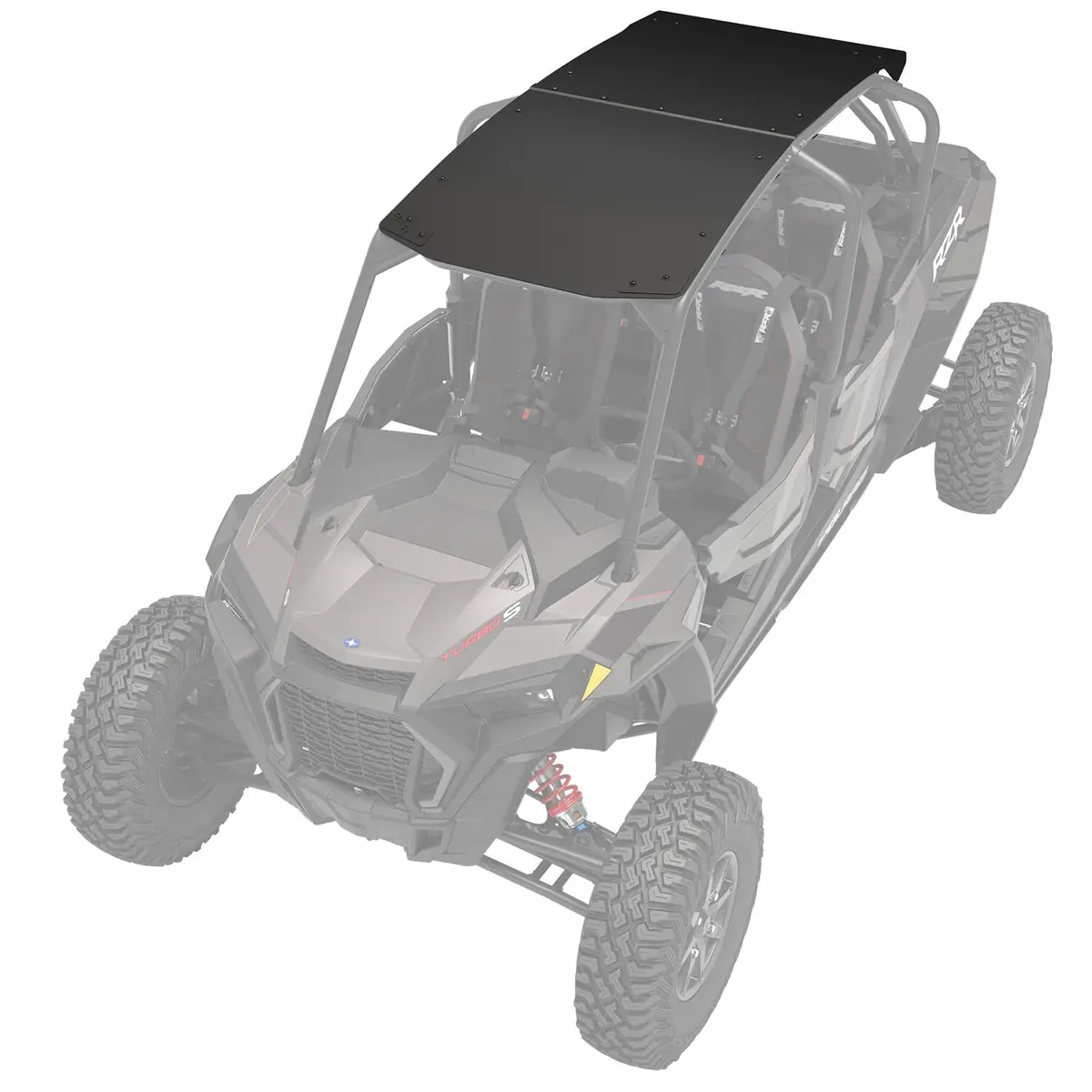 4-Seat Aluminum Roof, Black 1