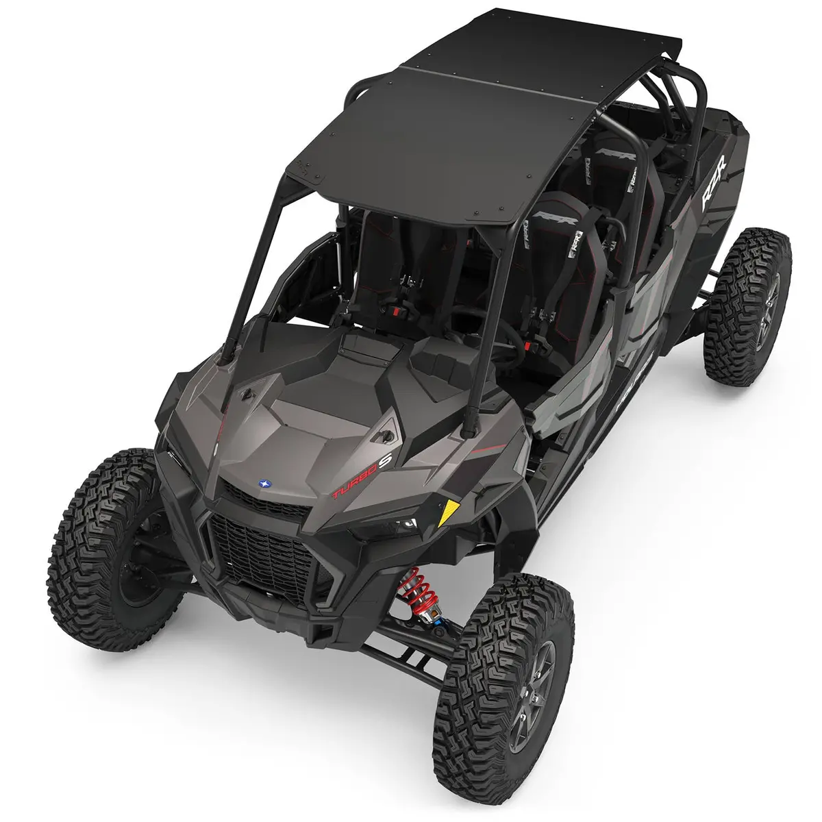 4-Seat Aluminum Roof, Black 2