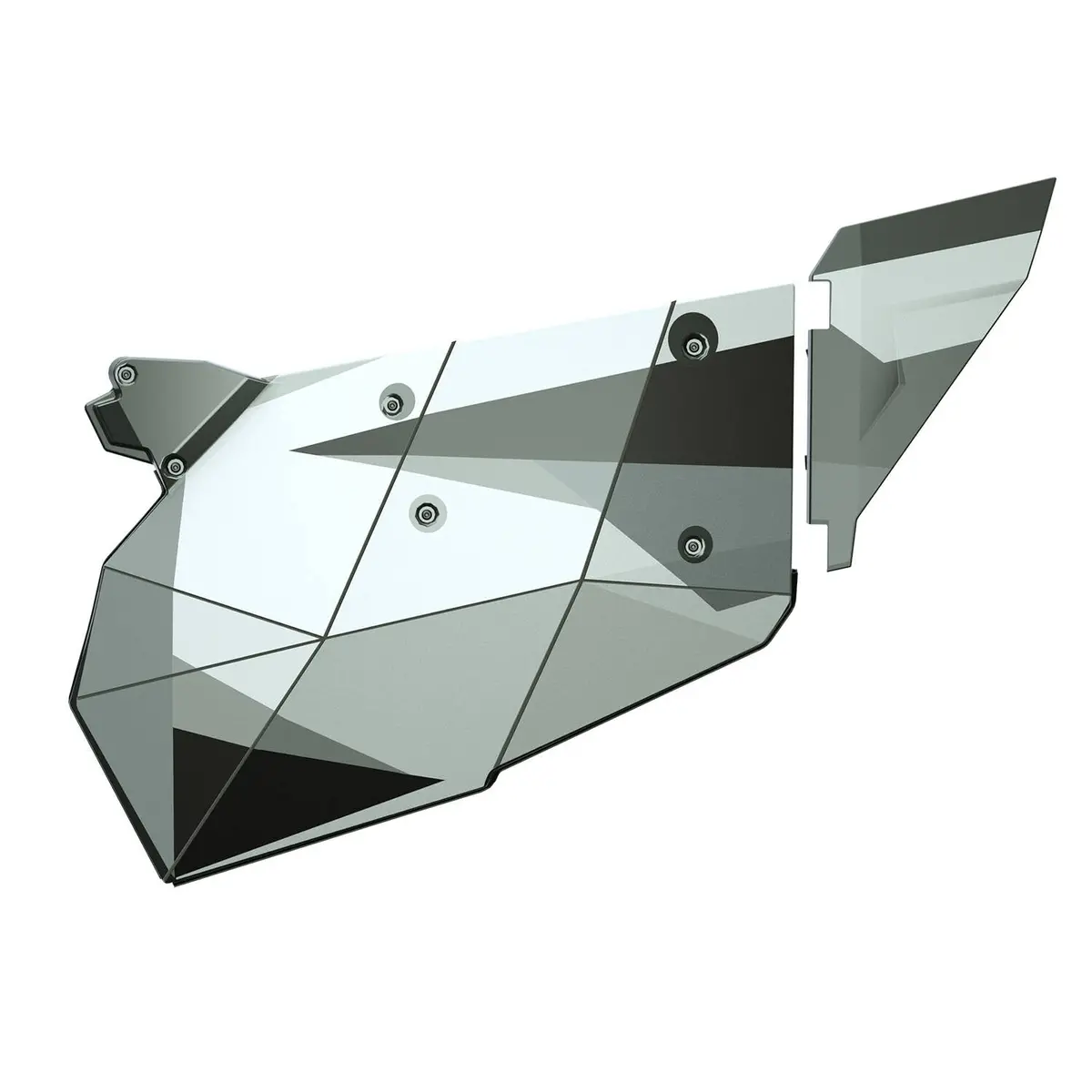2 Seat Aluminum Door Graphics, White Pearl 1
