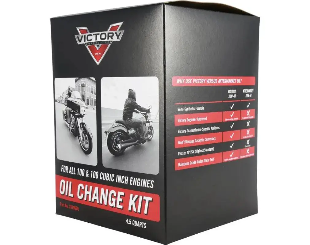Victory 4.5 Qt Oil Change Kit 1