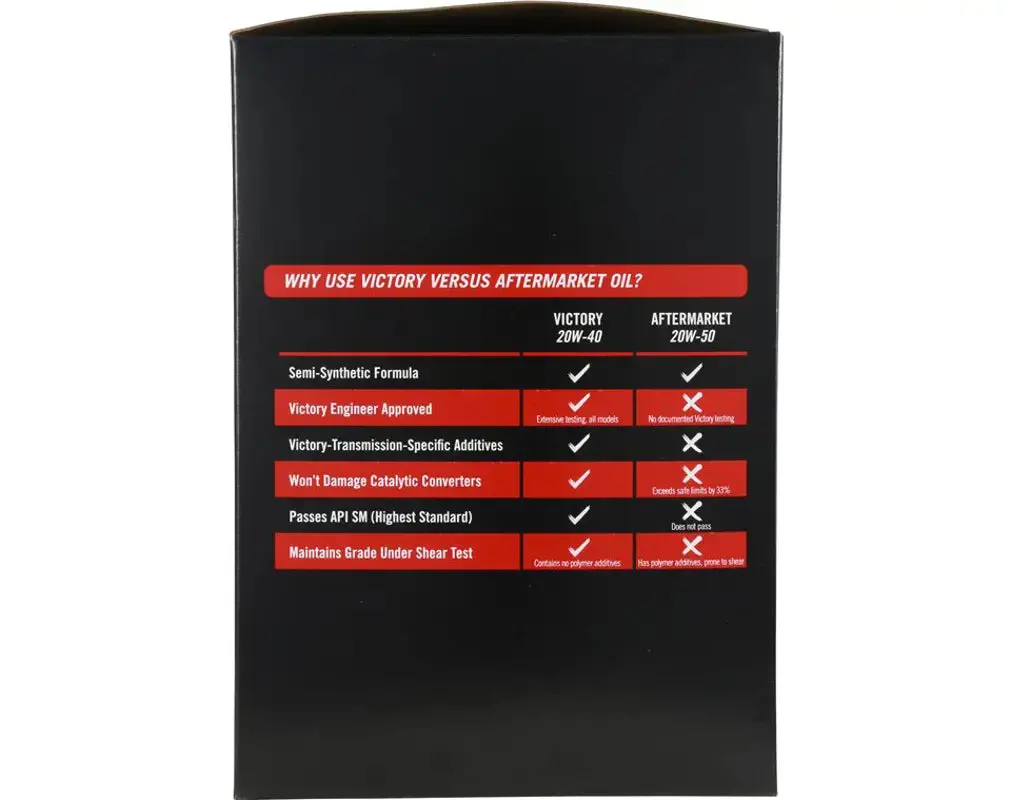 Victory 4.5 Qt Oil Change Kit 2