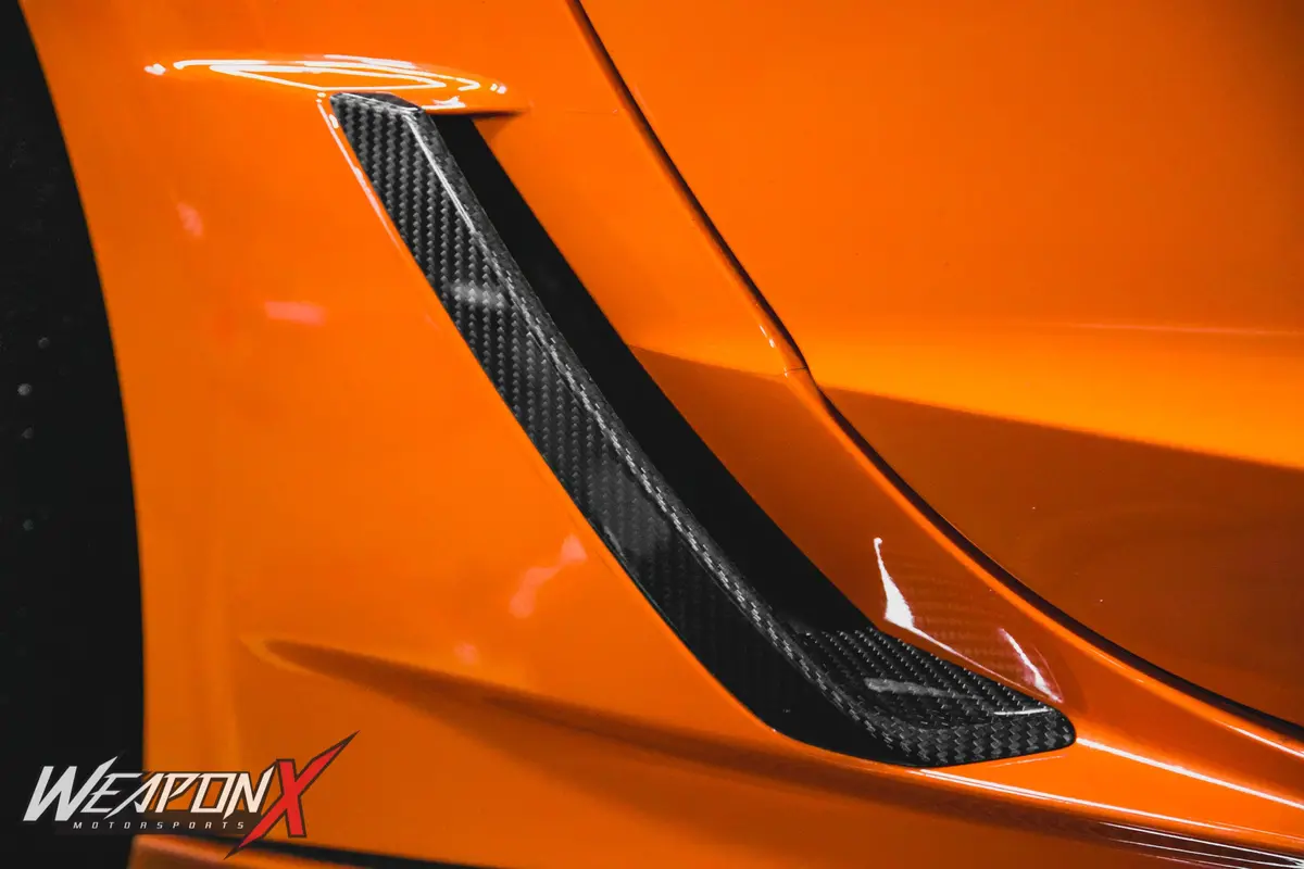 Weapon-X: Rocker Vents - Carbon Fiber  [C7 Corvette Gs Z06 Zr1] 1