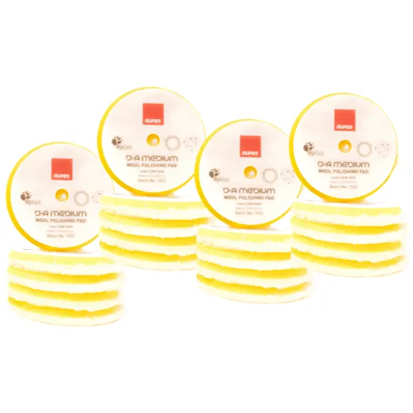 Rupes Yellow DA Medium-Polishing Wool Pad for Refinement - Image 8