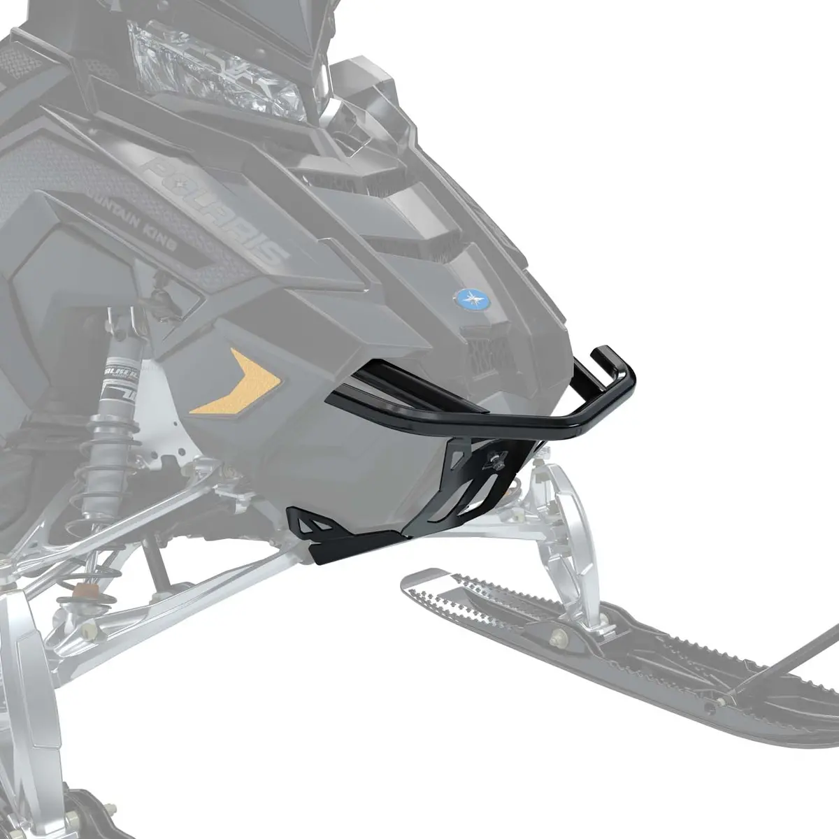 Axys Monarch Aluminum Front Bumper, Black 1