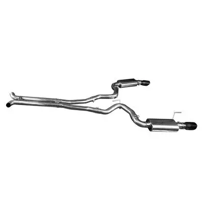 Kooks Headers & Exhaust: 2015+ Ford Mustang Gt 5.0L Full 3" Exhaust System W/ H-Pipe & Black Tips 2