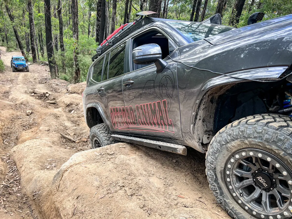 Offroad Animal Rock Sliders Welded, Suitable For Toyota Land Cruiser 300 Series, 2022 To Current 1