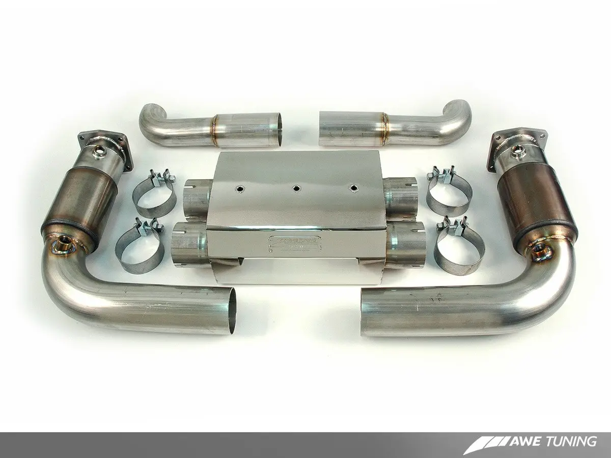 Awe: 2007-2009 Porsche 997 Turbo Performance Muffler 1