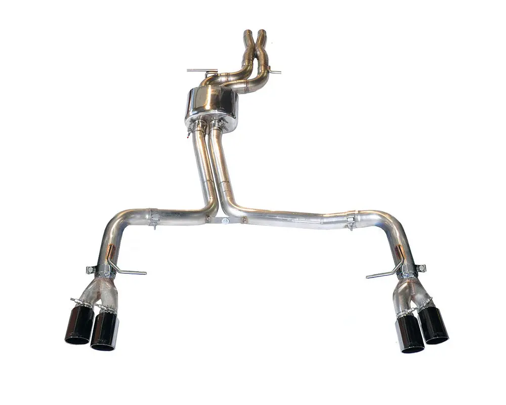 Awe: 2009-2016 Audi S4 3.0T - Touring Edition Performance Exhaust W/ 90Mm Diamond Black Tips 1