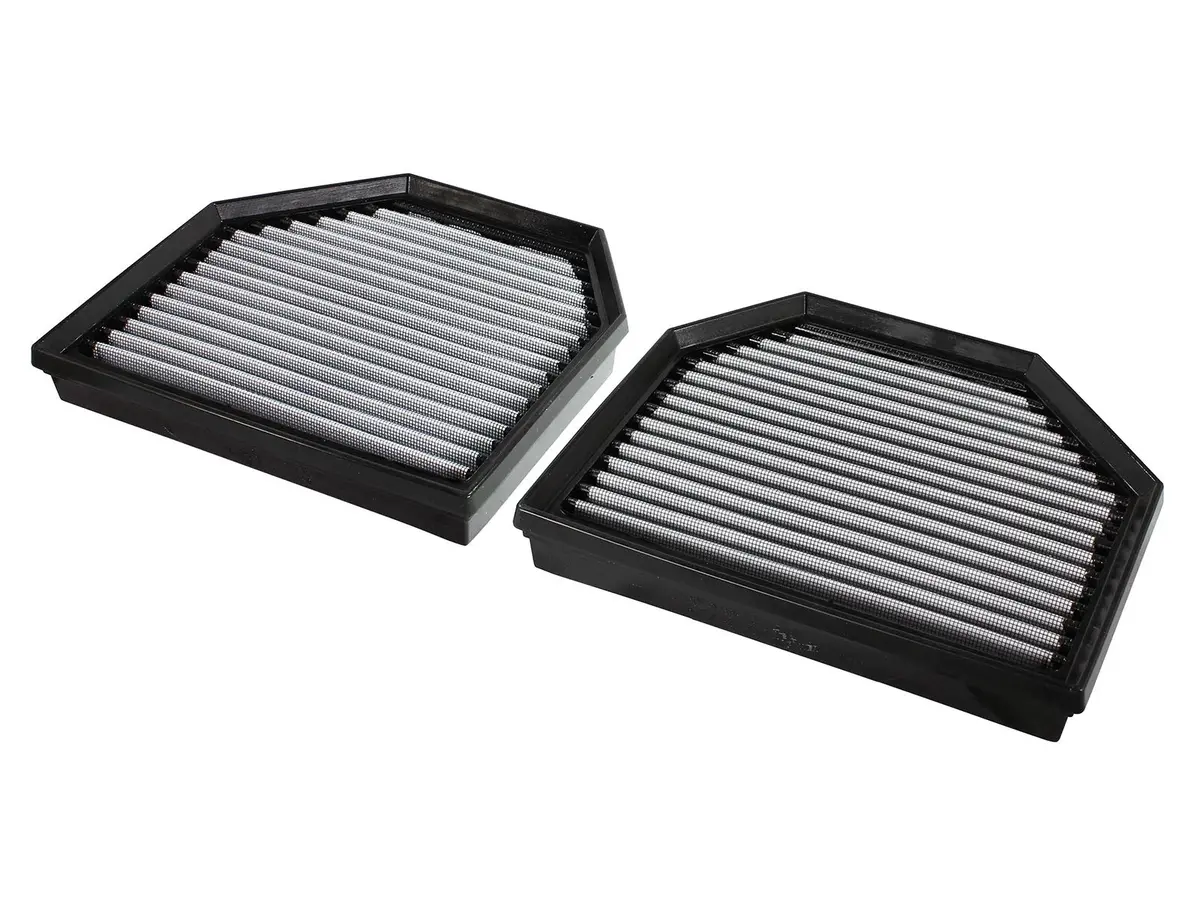 Afe: Magnum Flow Pro Dry S Air Filters (Pair) Bmw M2/M3/M4 (F87/F80/F82/F83) 15-19 L6-3.0L (Tt) S55 /M6 (F12/F13/F06) 12-19 V8-4.4L (Tt) S63 1