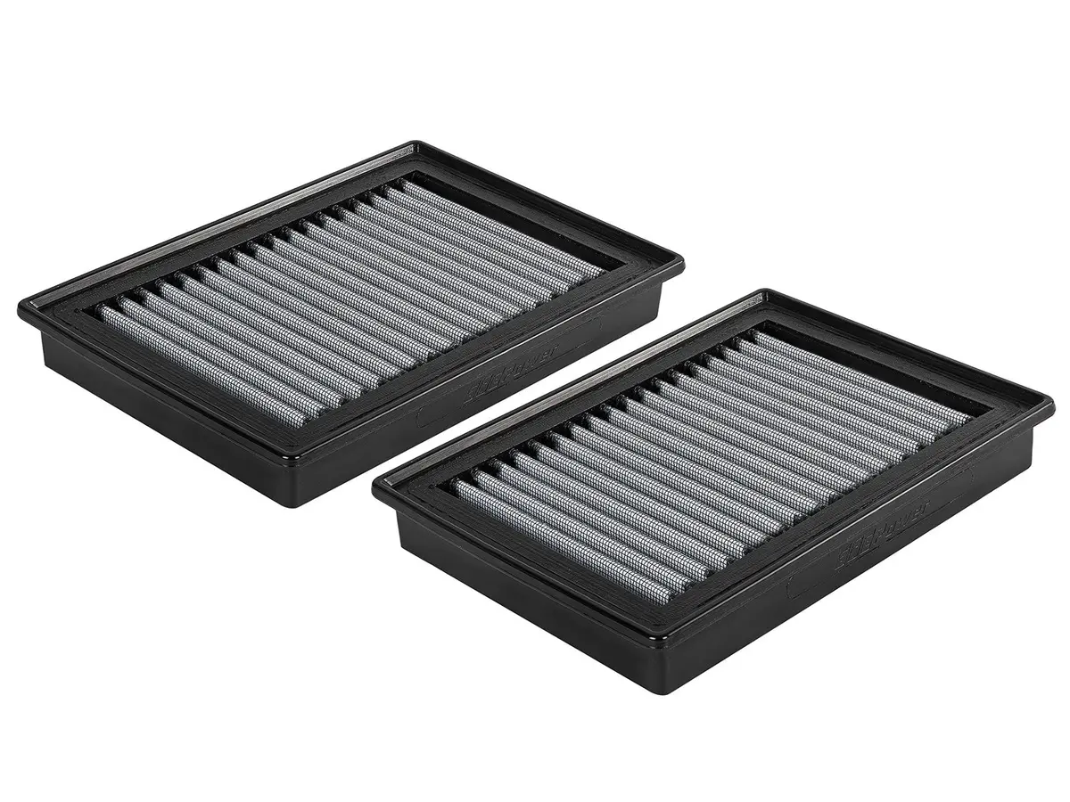 Afe: Magnum Flow Pro Dry S Air Filters (Pair) 	 Infiniti Q50 16-19 / Q60 17-19 V6-3.0L (Tt) / Q70 14-19 V8-5.6L 1