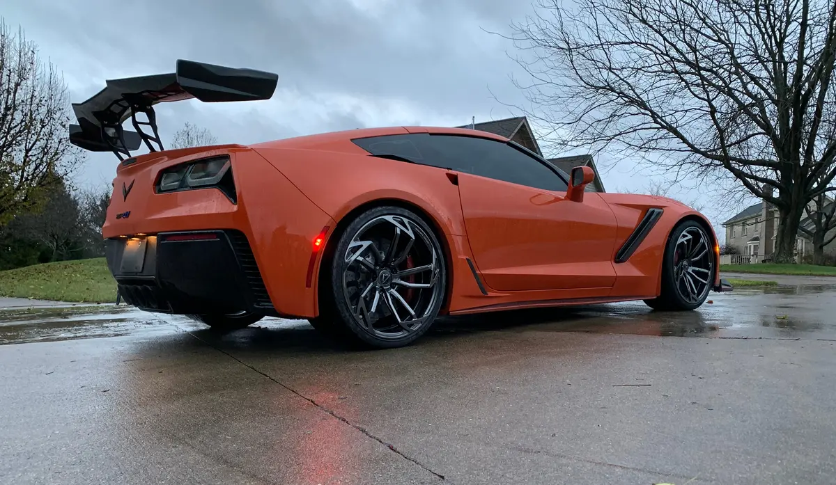 Weapon-X: Ztk High Wing Brackets  [C7 Corvette Zr1, Lt5] 1