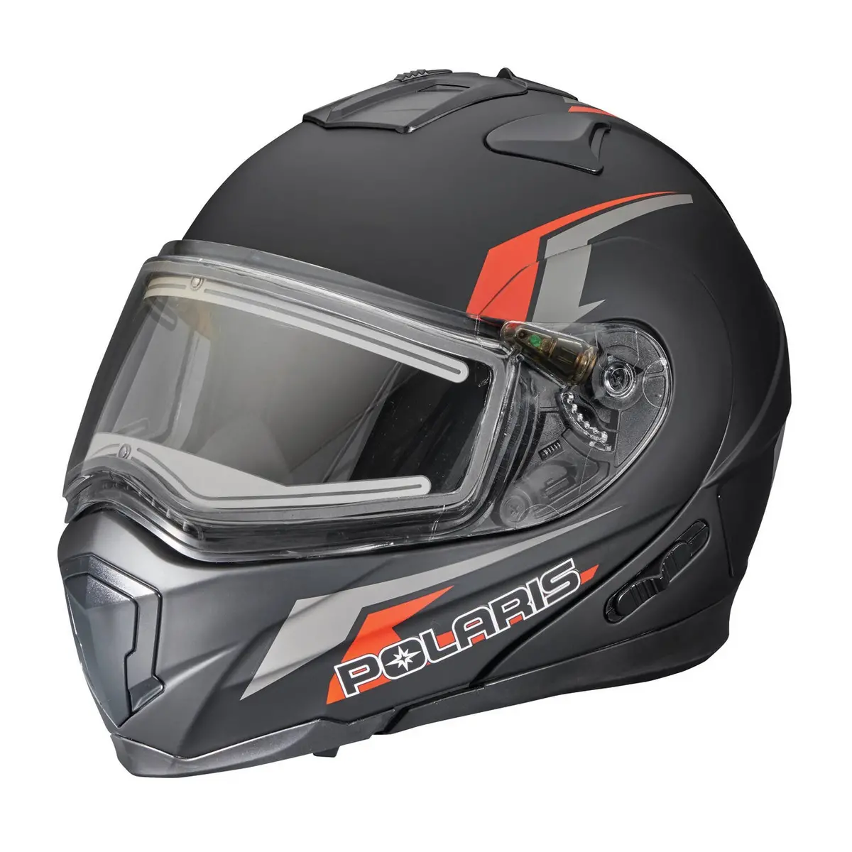 Modular Adult Helmet With Electric Shield, Black/Gray 3